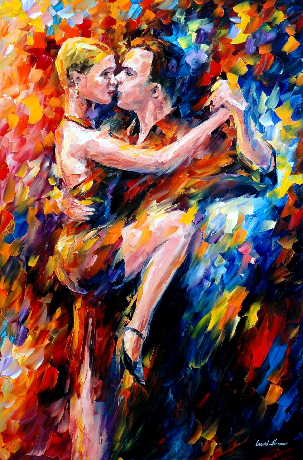 Tango Of Love by Leonid Afremov